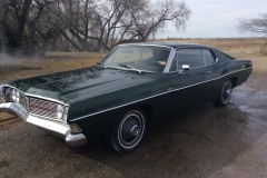 Year: 1968 Make: Ford Model: Galaxy 500 Colour: Green Style: 2 Door Fastback Engine: 390 Transmission: Auto Interior: Excellent condition – black Kilometers: Additional Info: Registration  : BC (current) Asking Price: $7,500 OBO